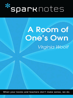 cover image of A Room of One's Own (SparkNotes Literature Guide)